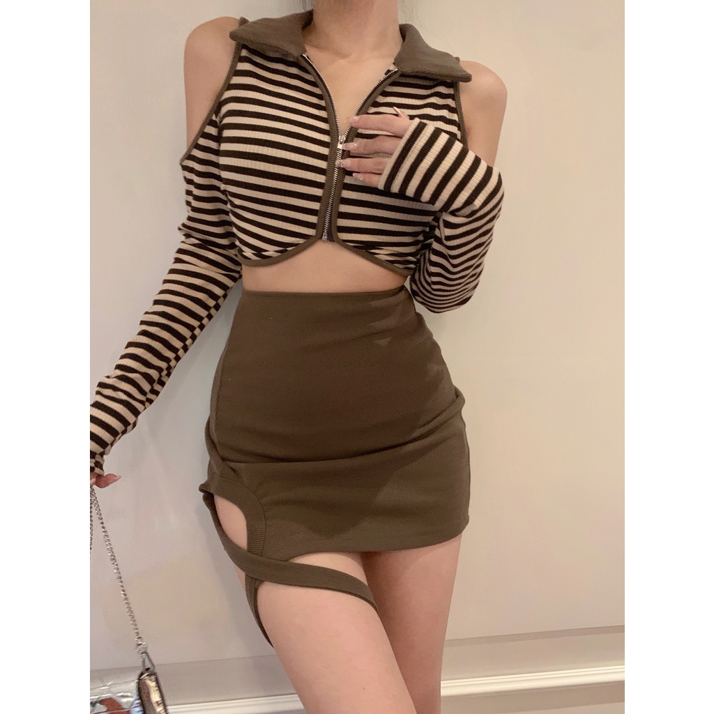 NRVP Áo Sweater Nữ Dài Tay Phong Cách Hàn Quốc 2023