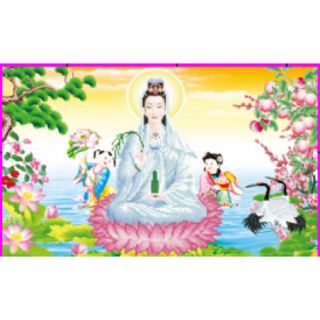 Tranh thêu quan thê âm bồ tát - LV3286