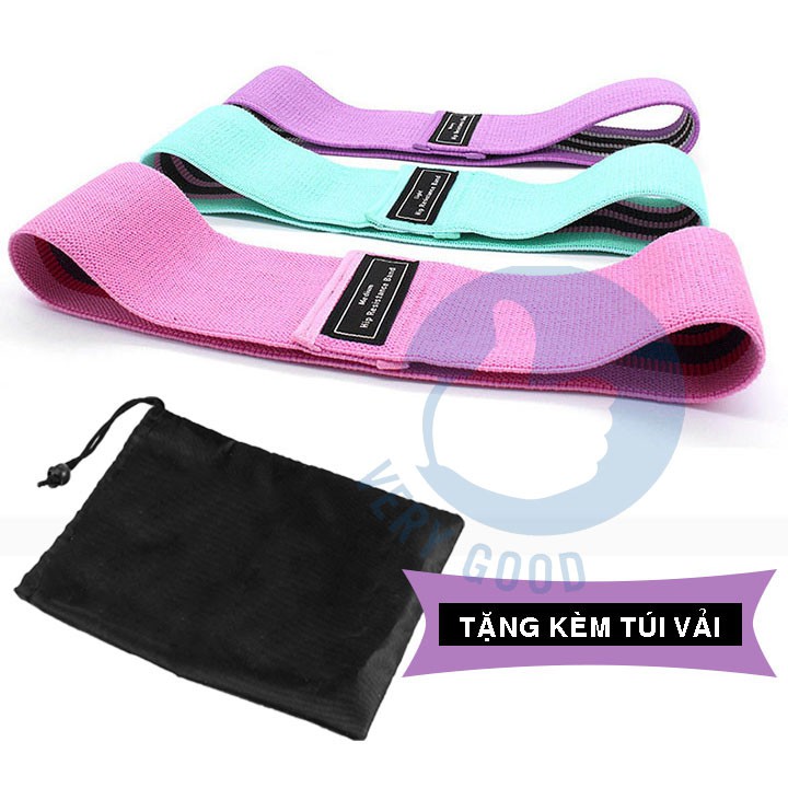 Dây kháng lực tập chân mông, dây mini Band, phụ kiện tập gym, đồ dùng thể thao tại nhà, vòng cao su đàn hồi sb sieubuon