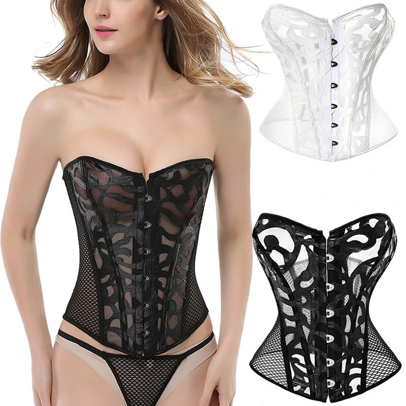 Áo corset ren gợi cảm quyến rũ cho nữ size Xs-6Xl