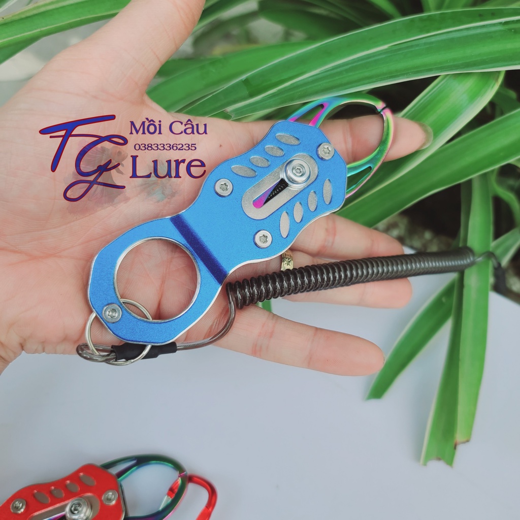 Kẹp Cá Đa Năng Mini Titan Kèm Dây Đeo Tiện Dụng - phụ kiện Câu Lure