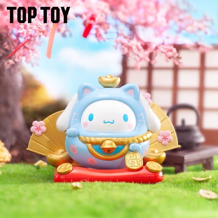 SANRIO Mô Hình Búp Bê Mèo May Mắn Dễ Thương
