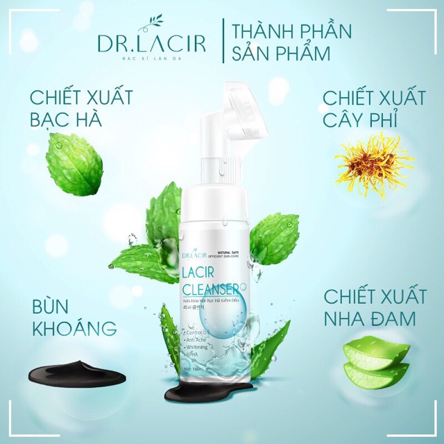 SỮA RỬA MẶT BẠC HÀ KIỀM DẦU LAMER DR LACIR,Phù hợp với da dầu, Sữa rửa mặt cho da dầu, | BigBuy360 - bigbuy360.vn