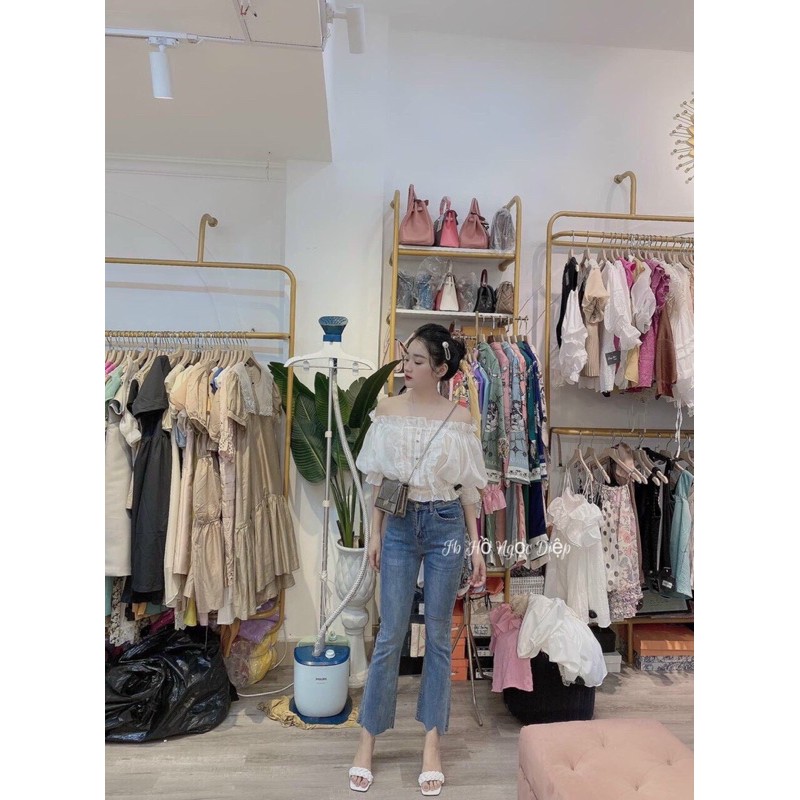 QUẦN BÒ JEANS ỐNG LOE XẺ GẤU | BigBuy360 - bigbuy360.vn