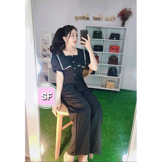 SET BỘ  TIỂU THƯ CAO CẤP+QUẦN ỐNG RỘNG