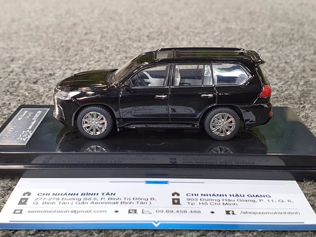 Xe Mô Hình Lexus LX570 1:64 HIKASI ( Đen )