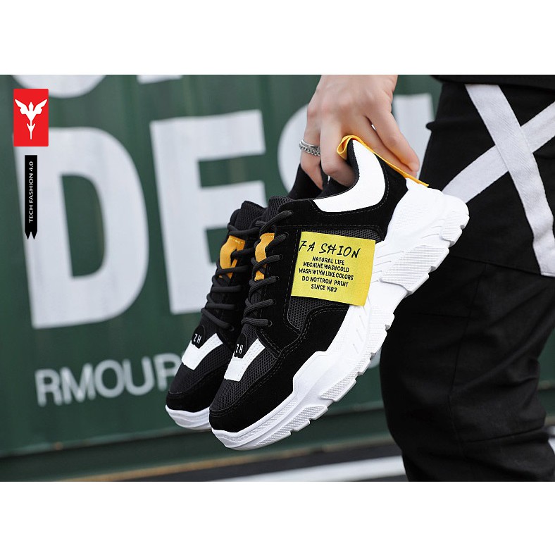 Giày sneaker nam thể thao Hàn Quốc tăng chiều cao
