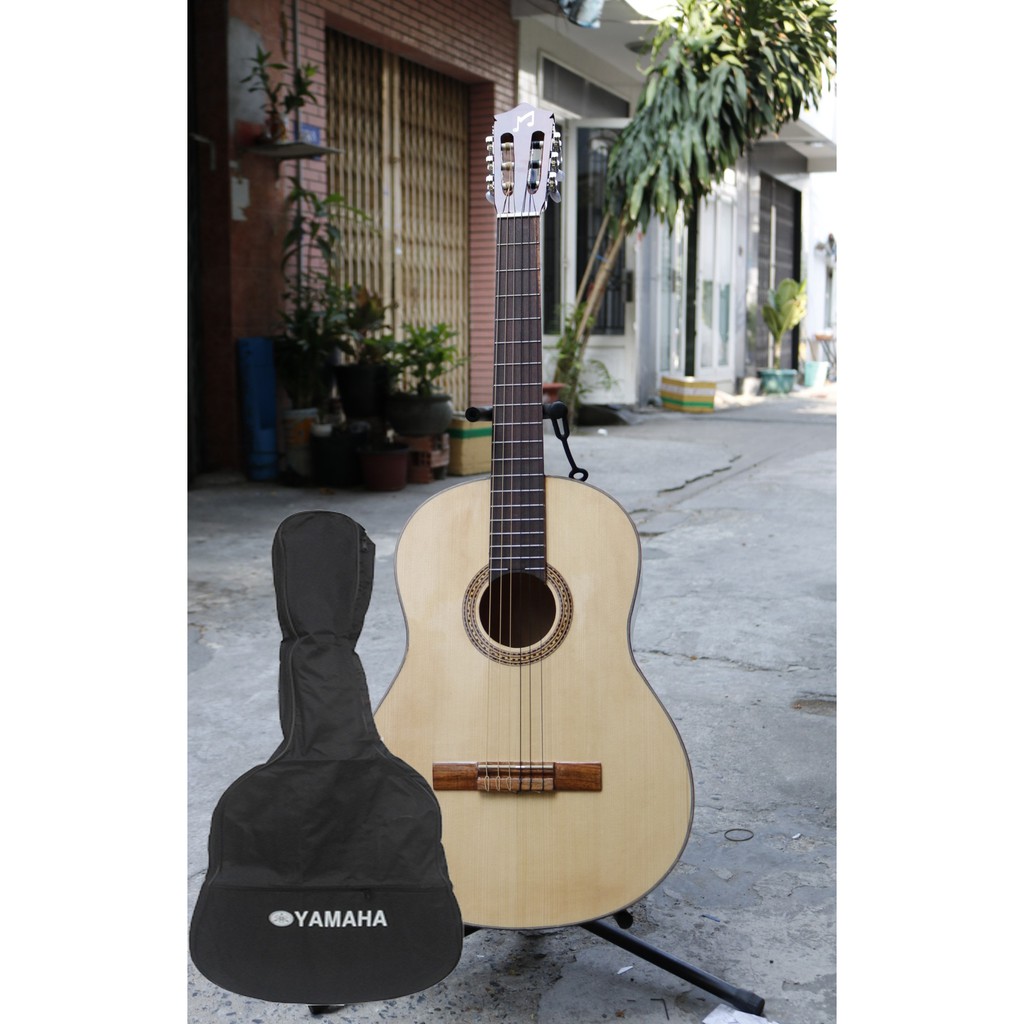 Đàn Guitar Classic dây nilong bấm rất êm tay I Hàng việt nam sản xuất gỗ nhập khẩu âm thanh hay full phụ kiện MC350