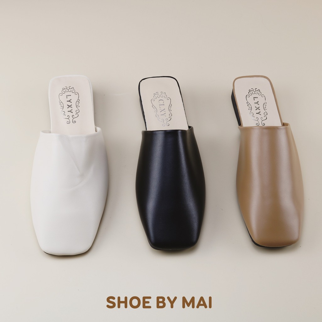 Giày sục nữ chất da mềm đi êm chân M375 SHOEBYMAI