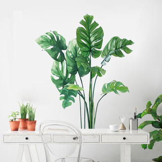 Sticker Lá Cây Nhiệt Đới Dán Tường Trang Trí