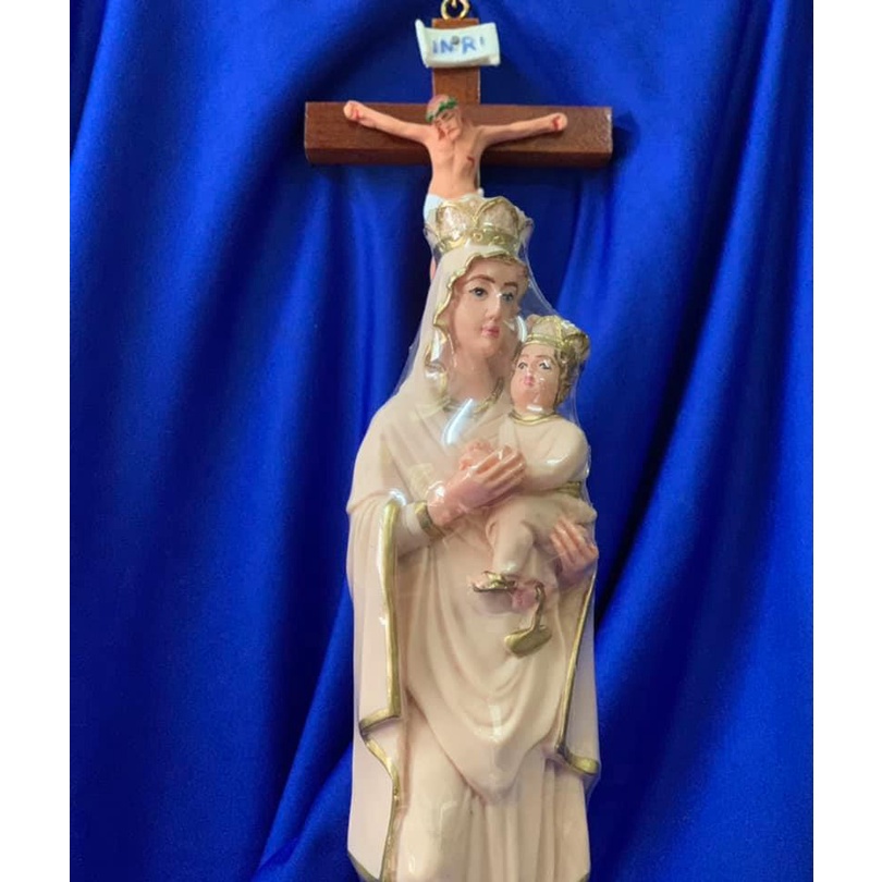 Tượng công giáo-Tượng đức mẹ hằng cứu giúp cao 28cm Mary Help of Christians