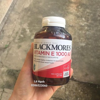 VITAMIN E BLACKMORE ÚC 1000IU lọ 100 viên
