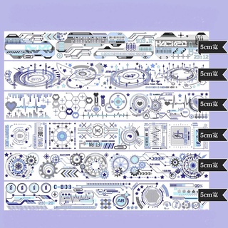Chu kỳ 35cm hình dán washi công nghệ