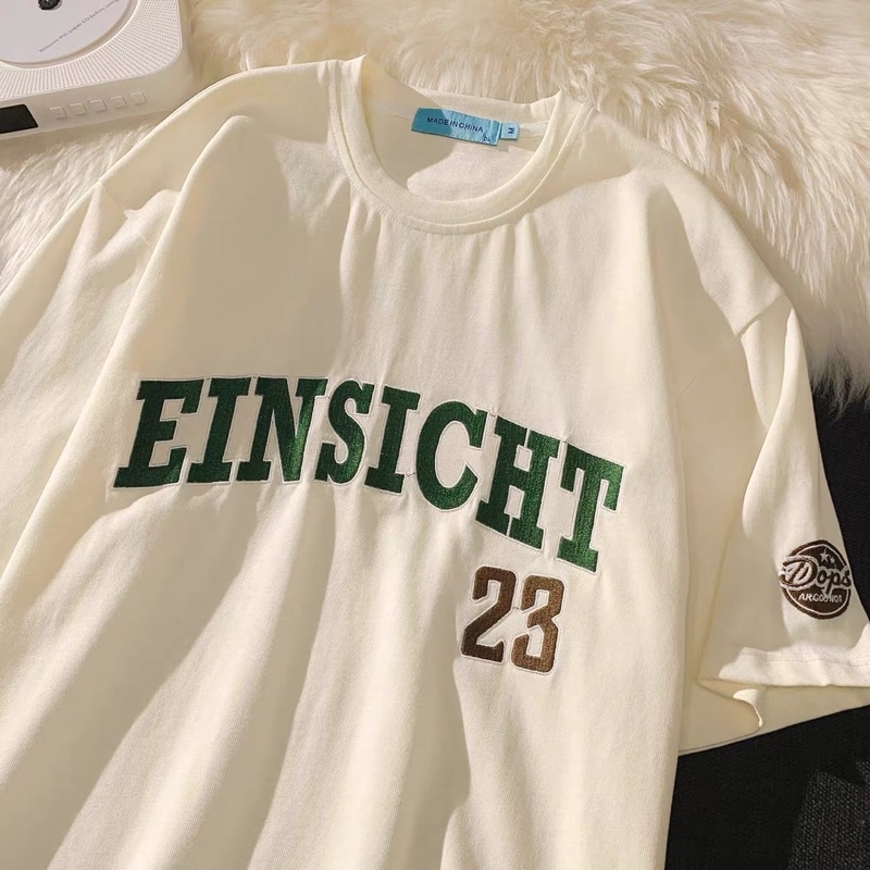 [ Rẻ vô địch ] Áo thun cotton tay lỡ dáng rộng unisex - EINSICHT 23