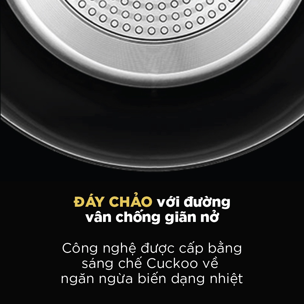 Chảo chiên lòng sâu chống dính đáy từ Cuckoo 28cm COP-AA2810HB - Chất lượng Hàn Quốc - Hàng chính hãng Cuckoo Vina