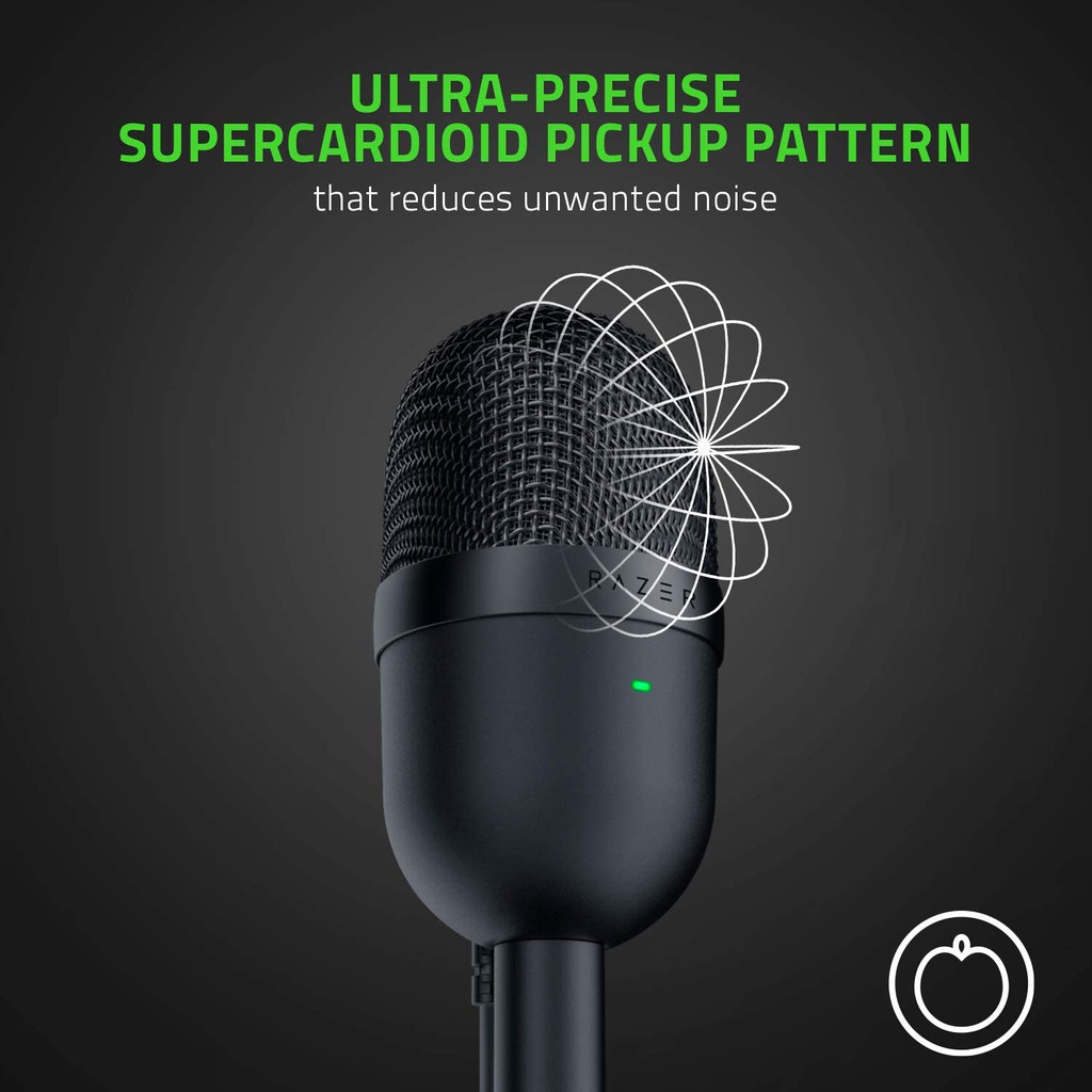 Micro USB Mini Razer Seiren Có Độ Chính Xác Cao Chuyên Nghiệp Chất Lượng Cao