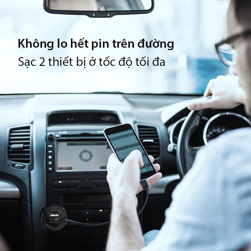 Củ sạc nhanh ô tô Bagi chuẩn PD Type-C 18W CC-PD18 - Bảo hành chính hãng 12 tháng