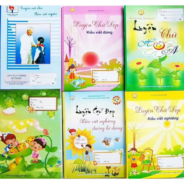 Combo 6quyển vở rèn chữ