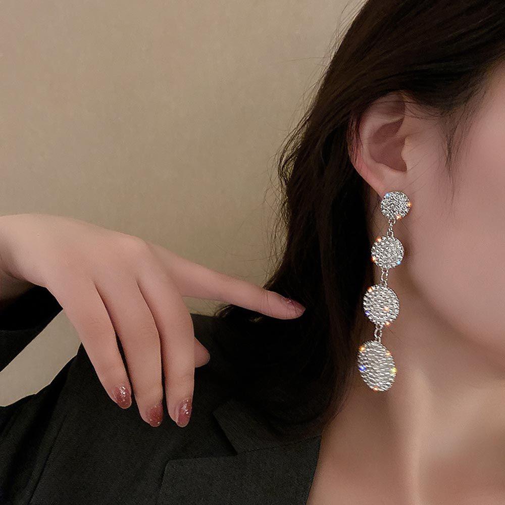 Khuyên Tai Dạng Hạt Thanh Lịch Cho Nữ|Bông Tai Hình Tròn Thời Trang Dành Cho Nữ