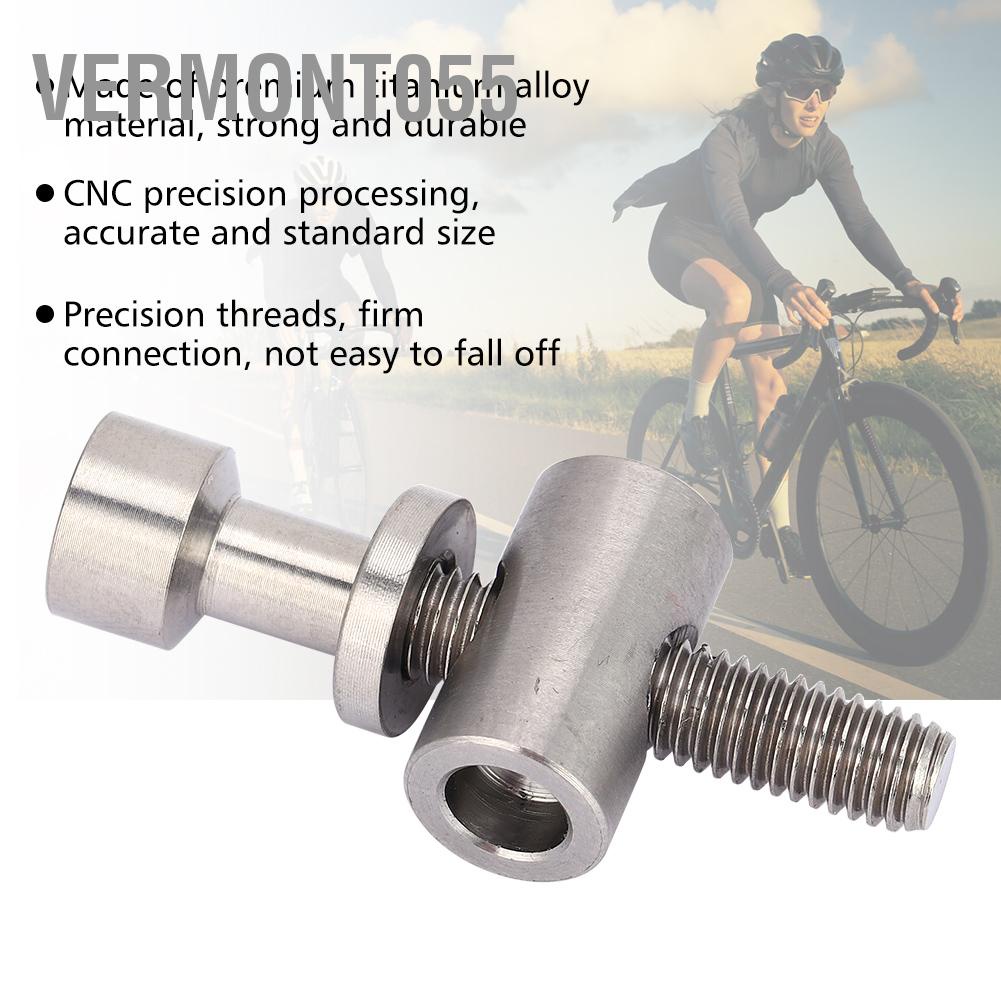 Bu lông hợp kim titan đầu M5x30/35/40mm đầu tròn thích hợp cho xe đạp