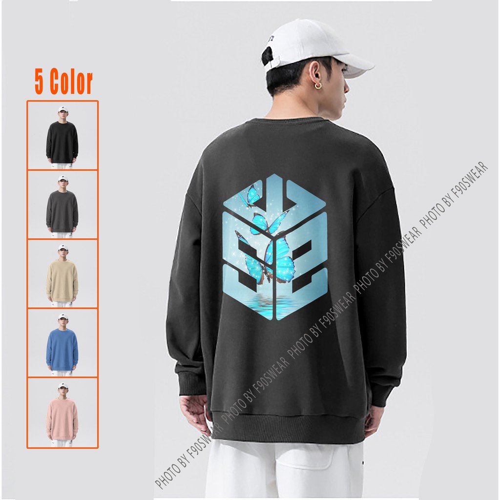 Áo sweater nỉ nam nữ , áo nỉ dài tay basic sweater phong cách Ulzzang cặp đôi nam nữ form rộng oversize Hàn Quốc SWT6