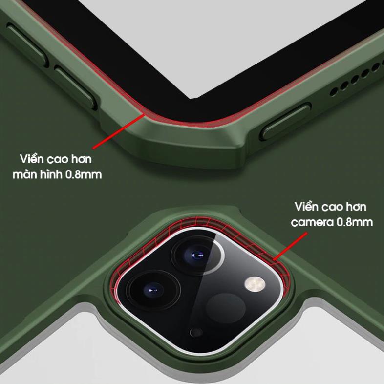 Ốp lưng XUNDD iPad Pro 11/ 12.9 inch   Chống shock, Viền TPU, Lưng trong