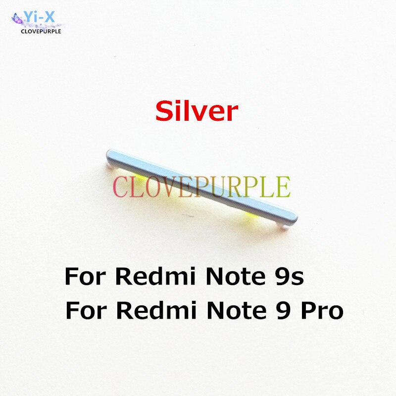 Mới Nút Bấm Nguồn Và Âm Lượng Thay Thế Cho Xiaomi Redmi Note 9 Pro 9s