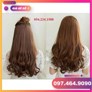 Tóc kẹp xoăn dài