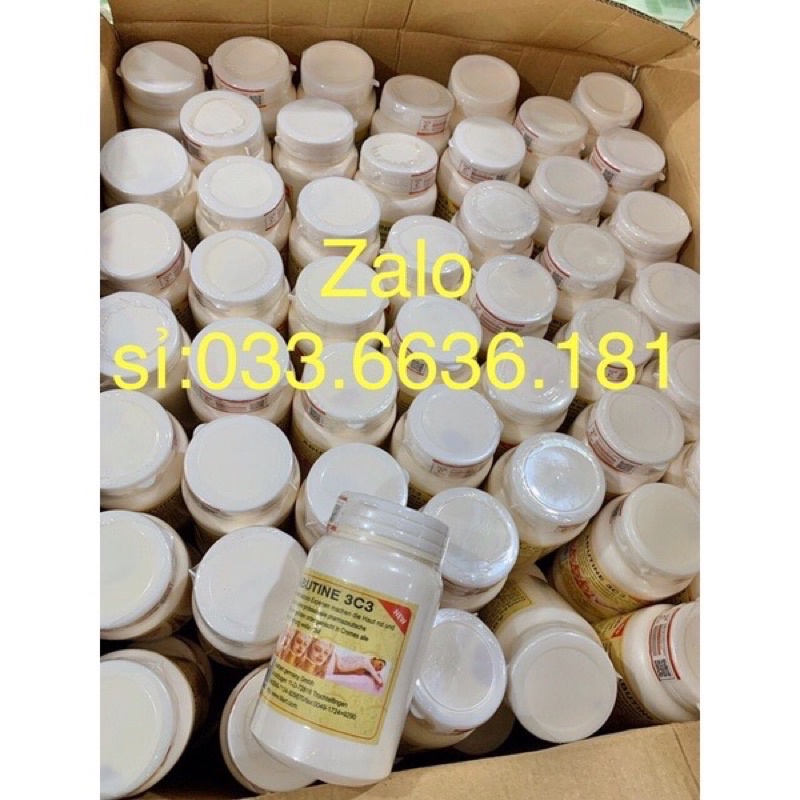 Lẻ 1 hủ kem abutine 3c3 kích da trắng nhanh hơn hủ 250g