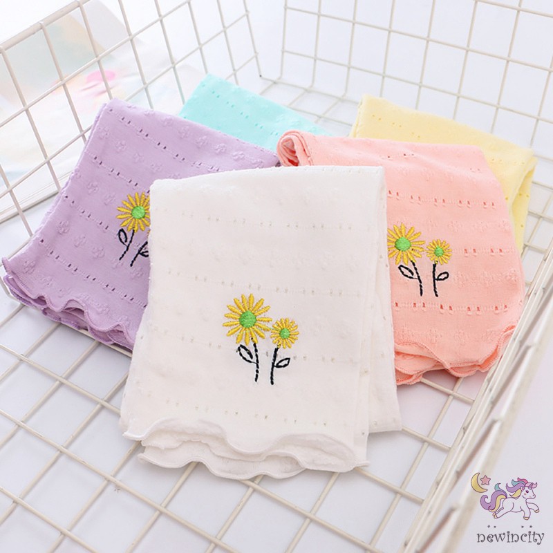 Quần Dài Thêu Hoa Xinh Xắn Thời Trang Cho Bé Gái