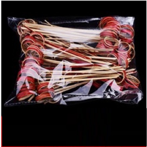 Ghim tre decor  - màu đen hoặc đỏ hình xoắn tròn