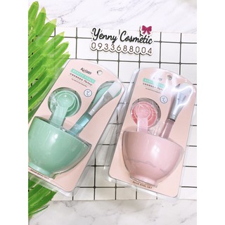Bộ Chén Cọ Pha Mặt Nạ Bột 4in1 (Giao màu ngẫu nhiên)