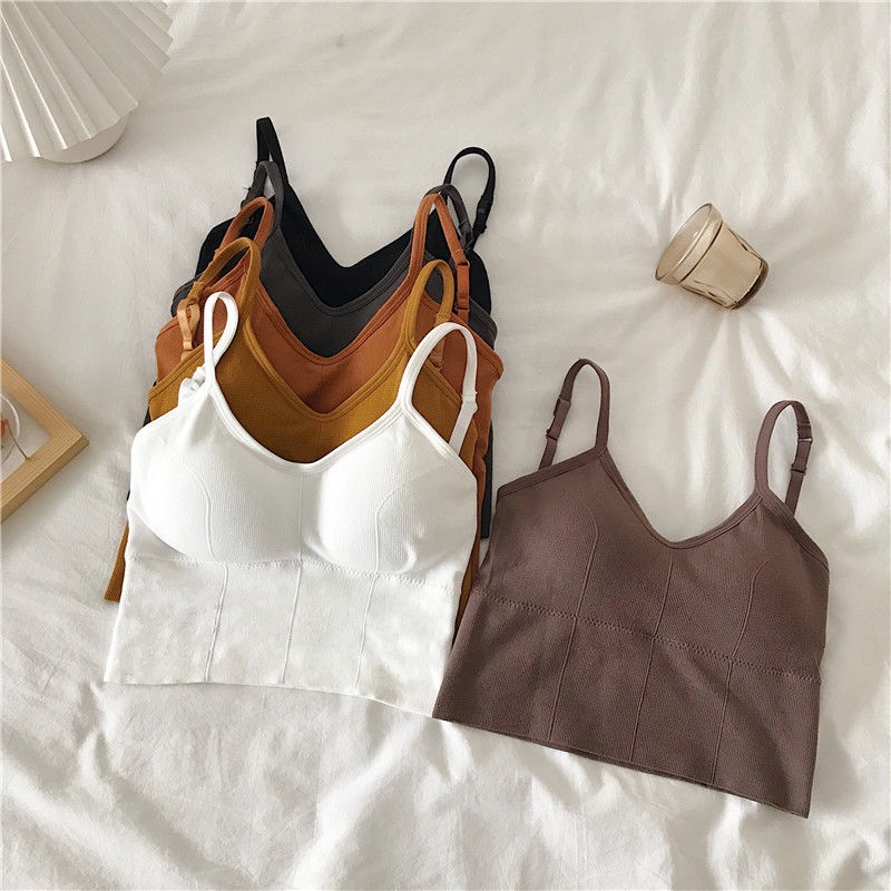 Áo Lót Hai Dây Lưng Ngắn Cỡ Nhỏ Thời Trang Cho Nữ