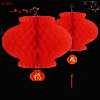 Lồng đèn nilong treo tết