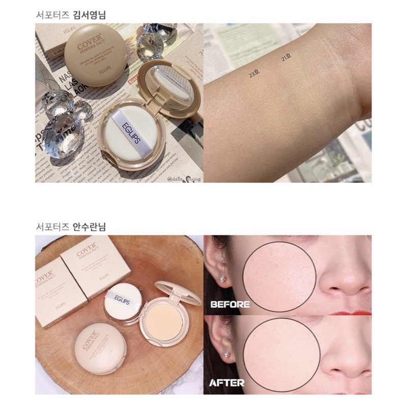 Phấn phủ EGLIPS Cover Powder Pact | BigBuy360 - bigbuy360.vn