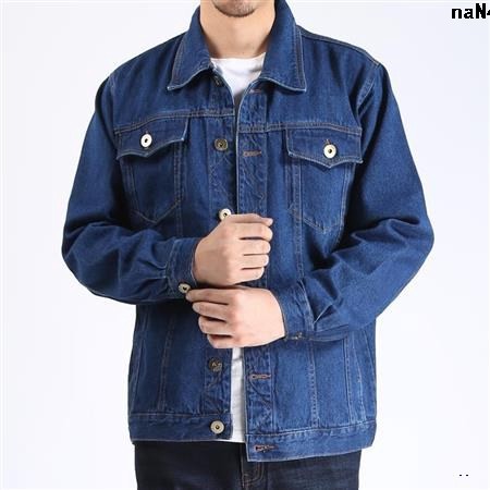 Áo Khoác Denim Cotton Denim Bảo Hộ Lao Động Chống Mòn Cho Nam Tuổi Trung Niên