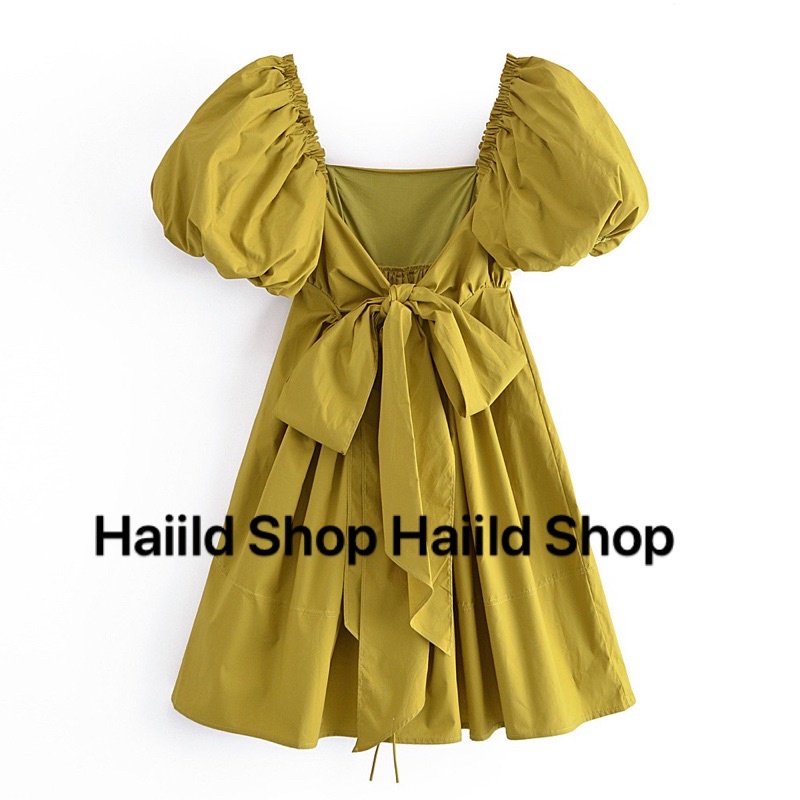 Váy Baby Doll Hàng QC Cao Cấp Nơ Lưng Bản To Siêu Xinh | BigBuy360 - bigbuy360.vn