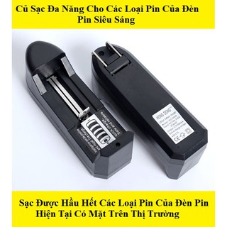 Củ Sạc Đa Năng Cho Pin Của Đèn Pin, Sạc Được Nhiều Loại Pin Hiện Có Trên Thị Trường
