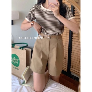 Áo Pull Kẻ Tăm Sợi Dệt Form Vừa Dáng Basic