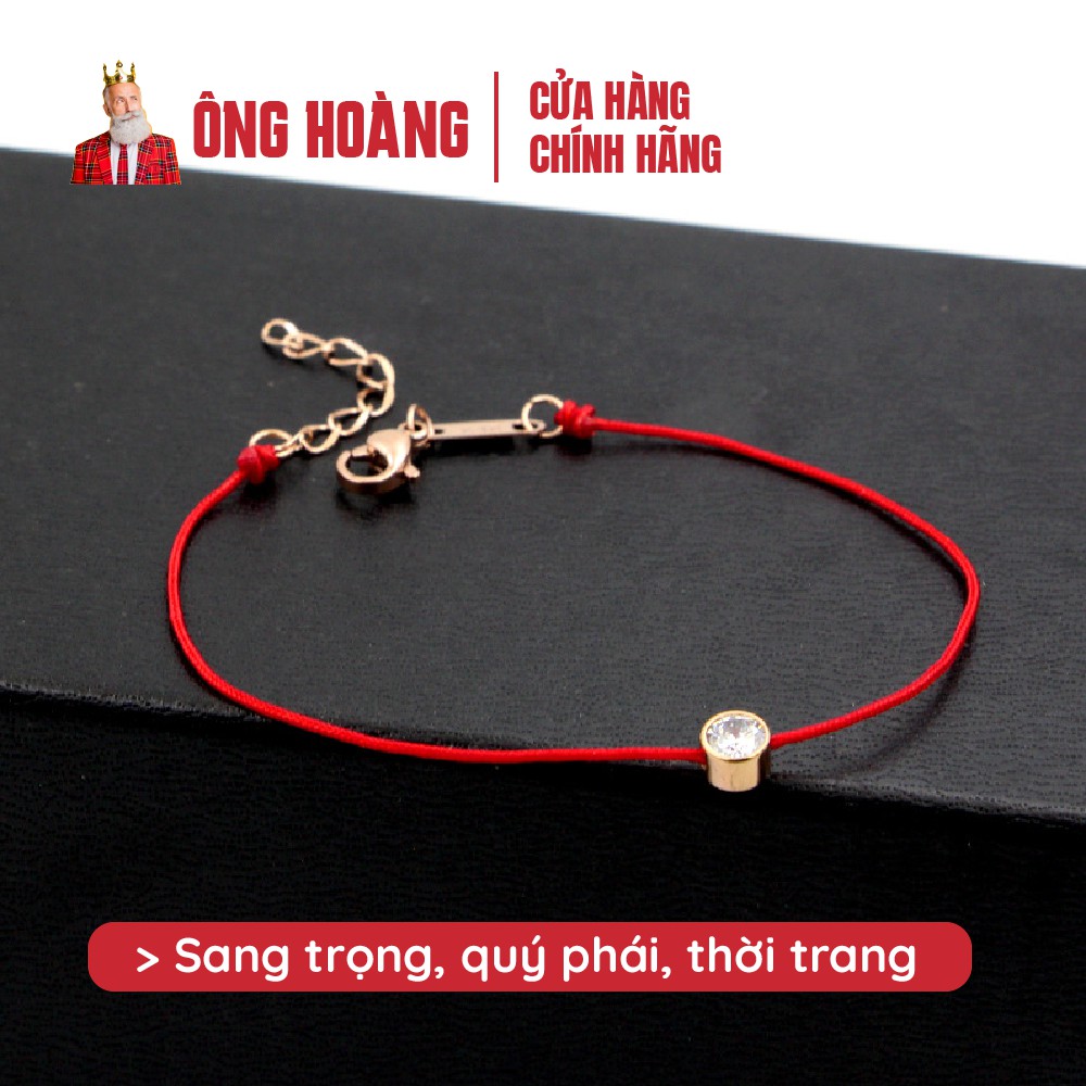 Vòng tay kim vàng chỉ đỏ mang lại may mắn