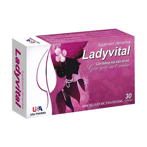 Ladyvital- Cân bằng nội tiết tố nữ gìn giữ nét thanh xuân, giúp bổ huyết và hỗ trợ làm giảm quá trình oxy hóa