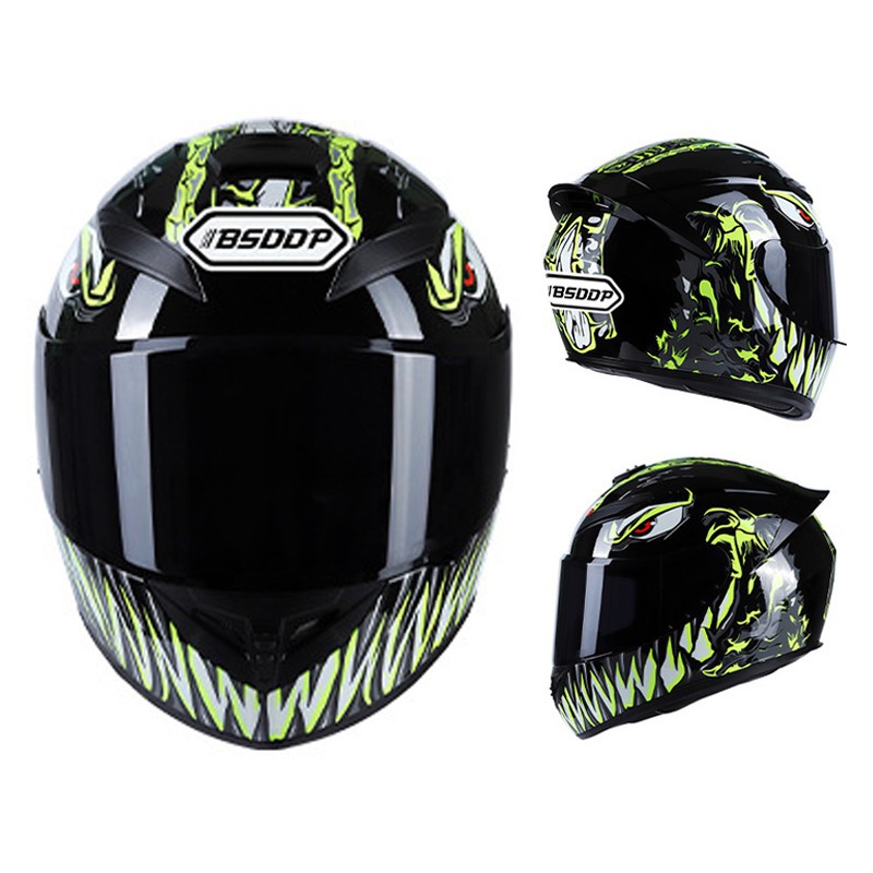 Xe máy Full Face Mũ bảo hiểm Xe máy chuyên nghiệp Mũ bảo hiểm đua xe Motacer Off Road Casco Moto