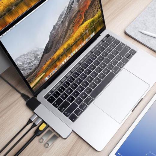 Cáp chuyển đổi HyperDrive NET 6-in-2 Hub for USB-C MacBook Pro 2016/2017/2018