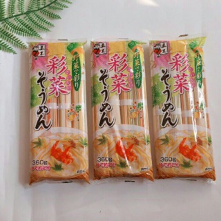 Mì Somen Rau Củ Ngũ Sắc 360g cho bé (hsd:20/9/2020)