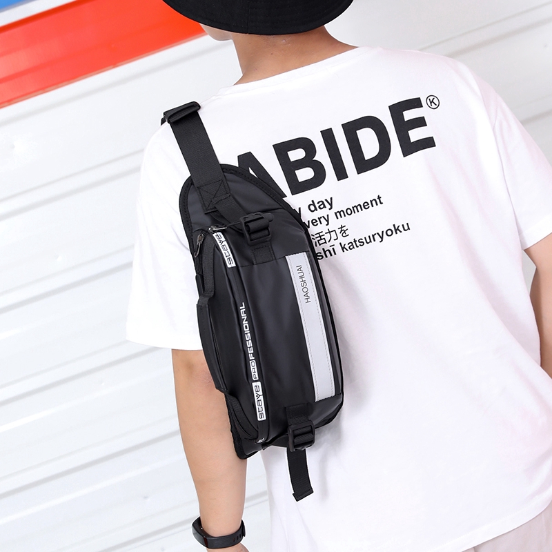 Túi đeo chéo LABER LEE chất liệu nylon thời trang cho nam