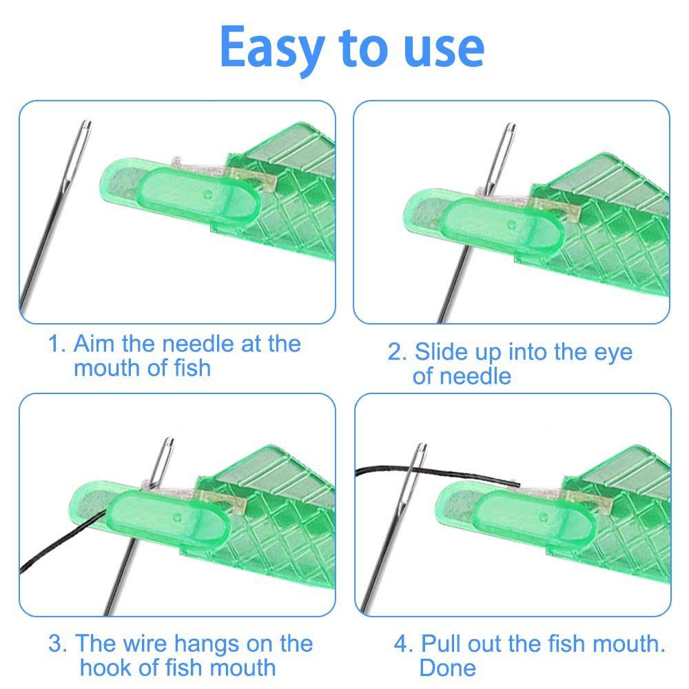 Dụng Cụ Xỏ Kim Chỉ Bằng Nhựa Mini Tự Động DIY 1