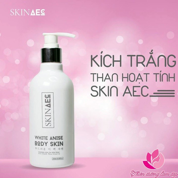 Sữa tắm kích trắng Skin Aec White Anise Body Skin - SVN