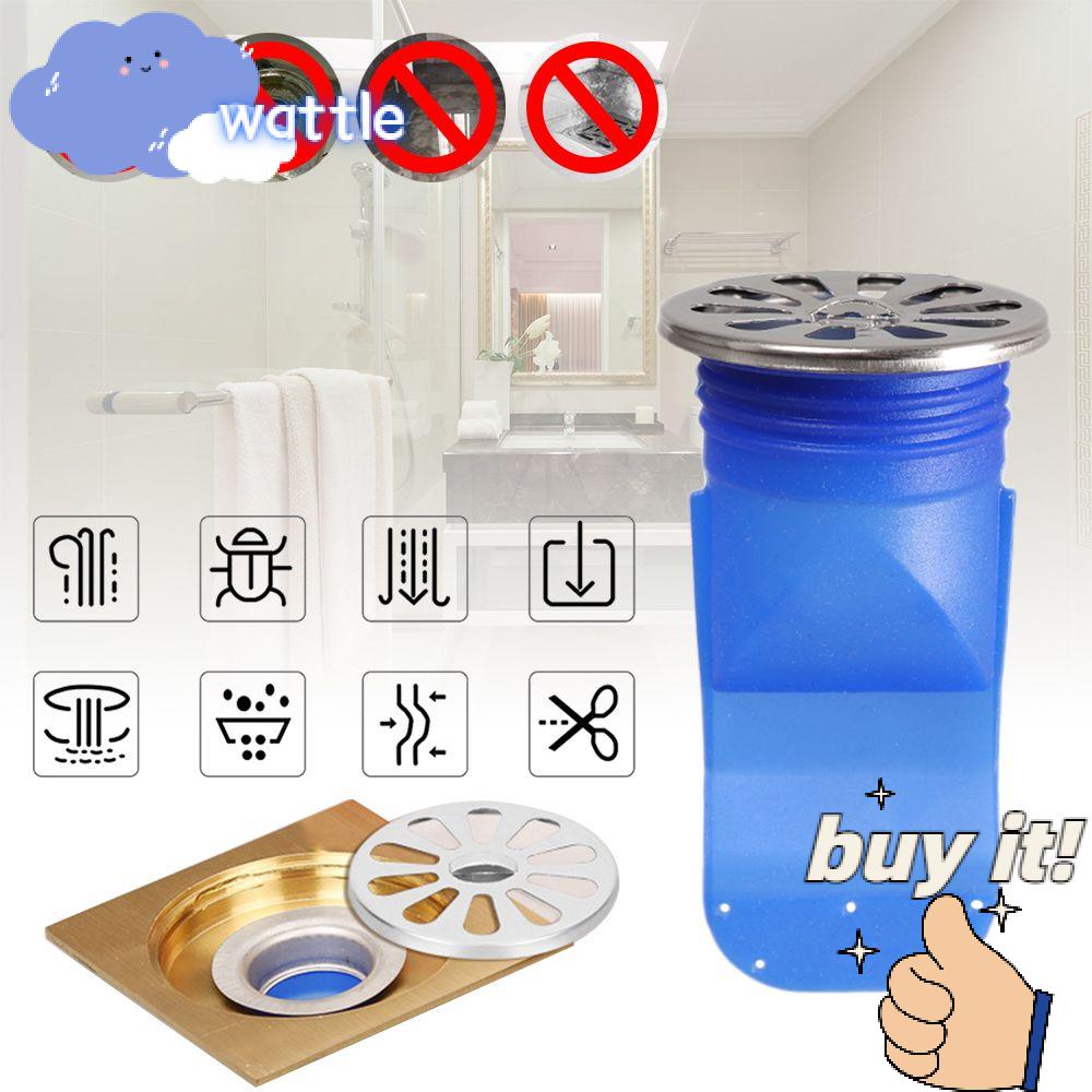 1 Bộ Van Ống Thoát Nước Một Chiều Bằng Silicone Màu Xanh Dương Khử Mùi Cho Nhà Tắm