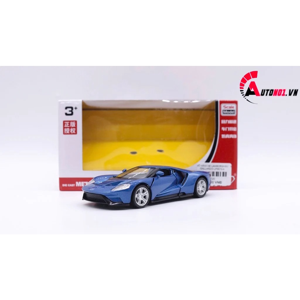 MÔ HÌNH XE FORD GT BLUE 1:36 SCALE MODEL 7727