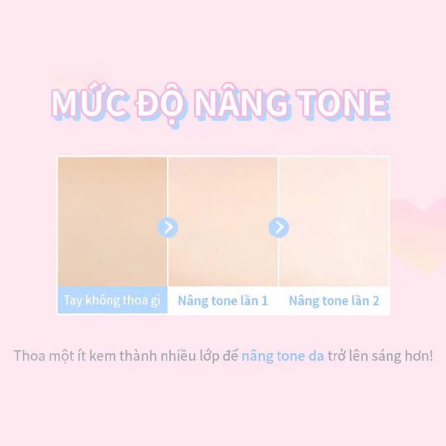 Kem Dưỡng Trắng Và Nâng Tông Da Body VACCI 160ml